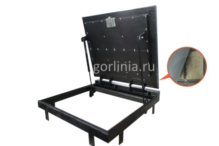 Люк напольный Стелс-КУ 700*1200п короб утепленное исполнение